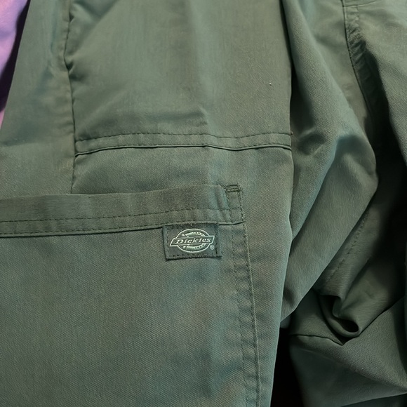 Dickies elastic waist green scrub pants - Picture 5 of 5